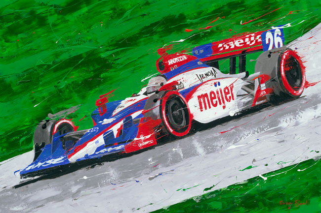 Marco Andretti Painting